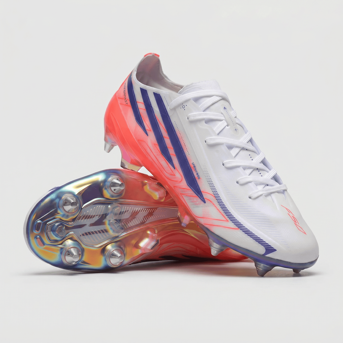 F50 Hyperfast FG White / Hyper Red / Blue