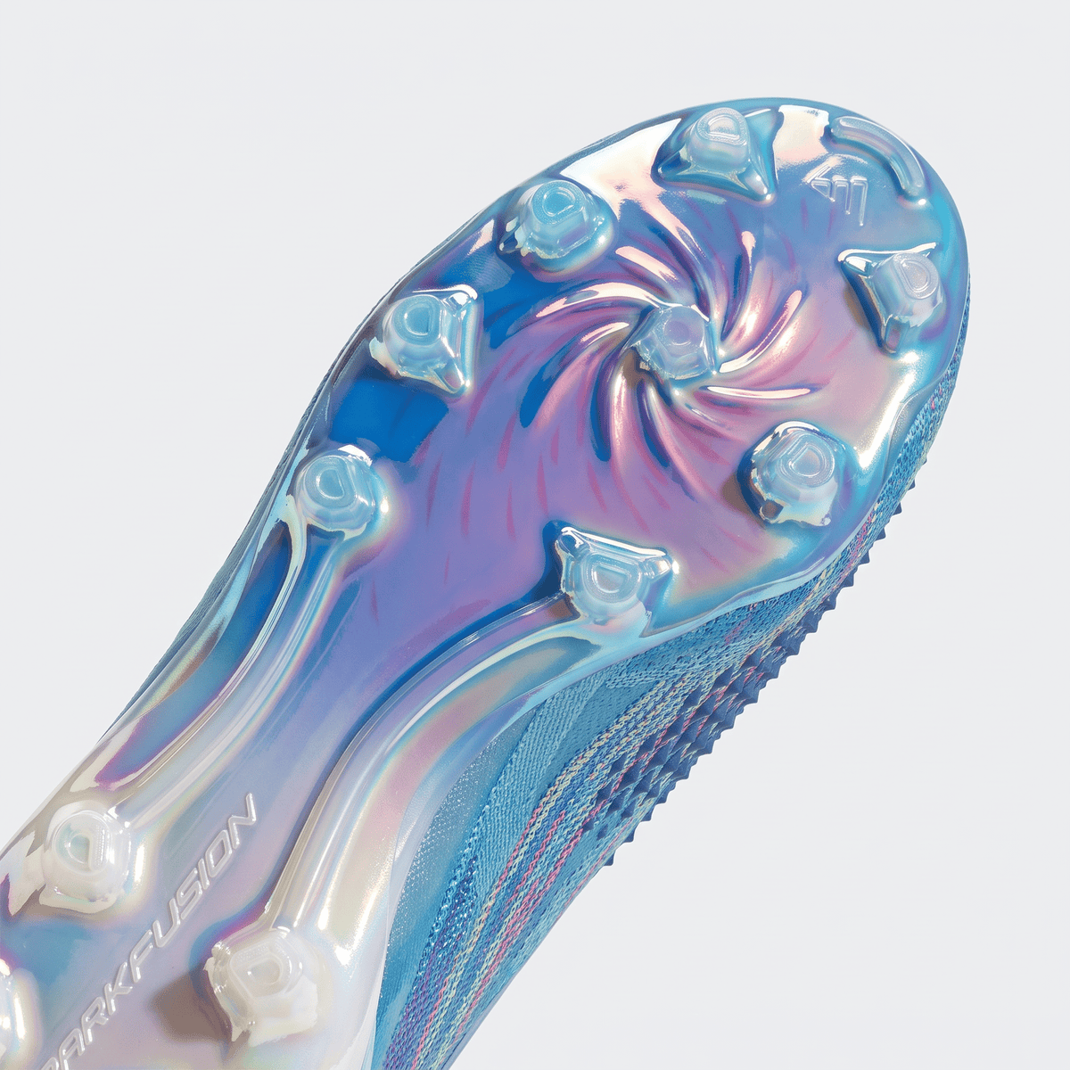 F50 Sparkfusion Mid Cut Semi Blue Burst / Footwear White / Lucid Pink