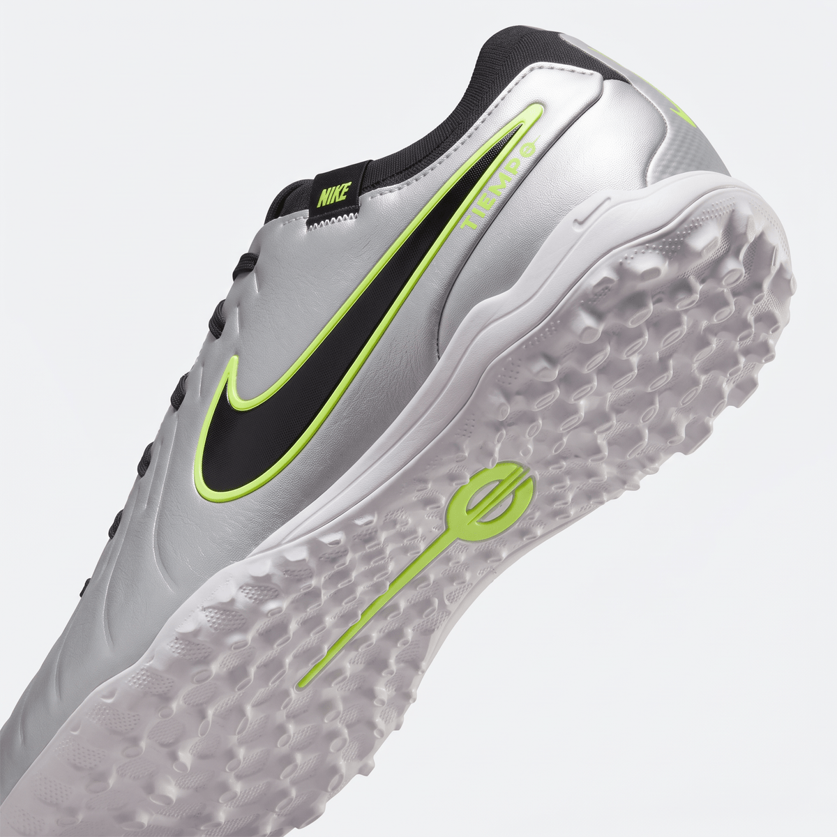 Tiempo Legend 10 Academy TF Metallic Silver / Black / Volt / White