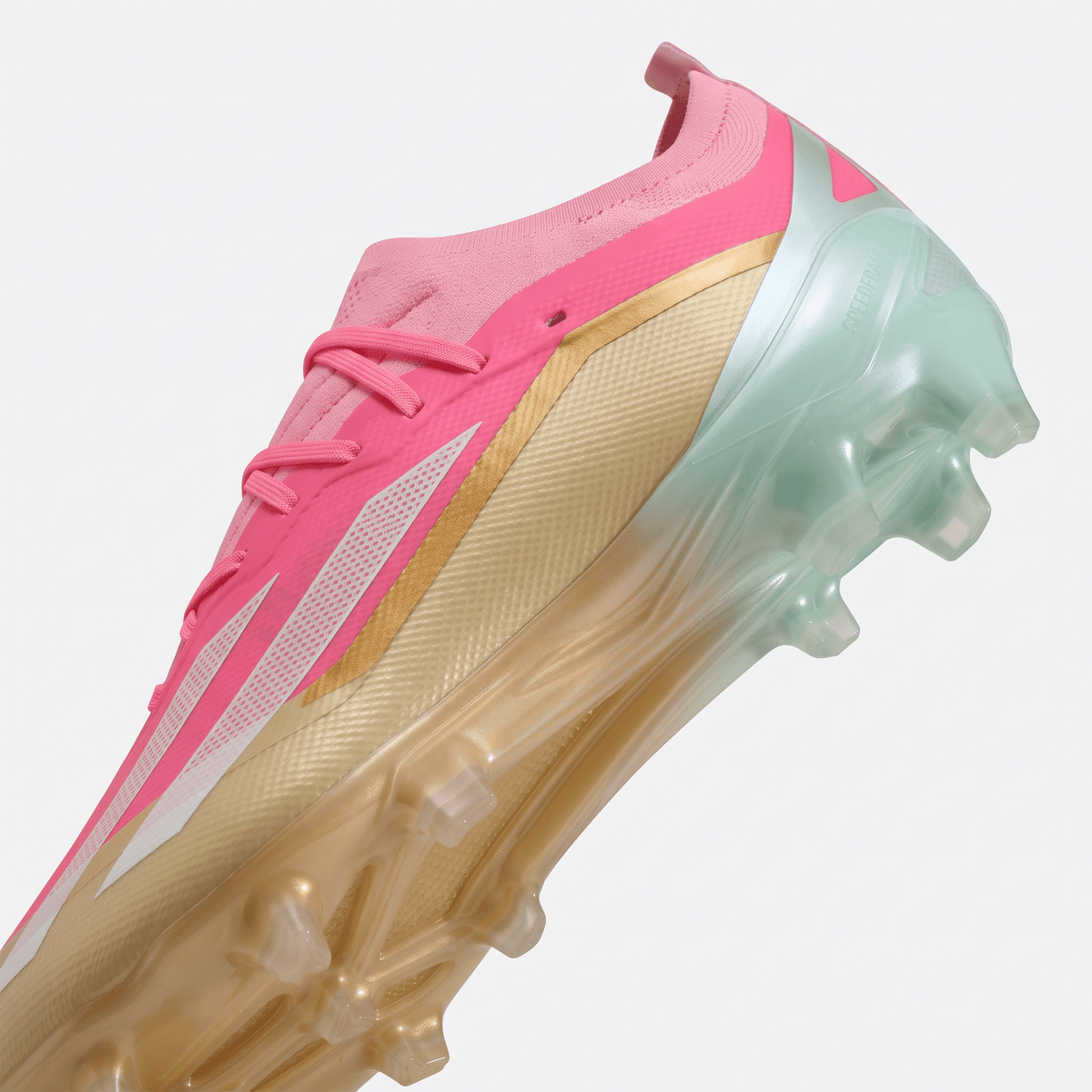 X Crazyfast.1 FG Lucid Pink / Footwear White / Zero Metallic