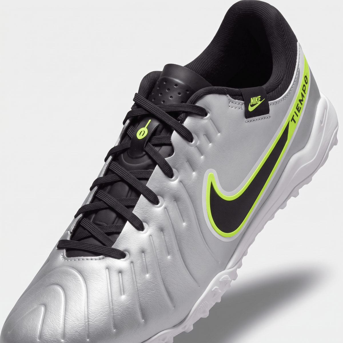 Tiempo Legend 10 Academy TF Metallic Silver / Black / Volt / White