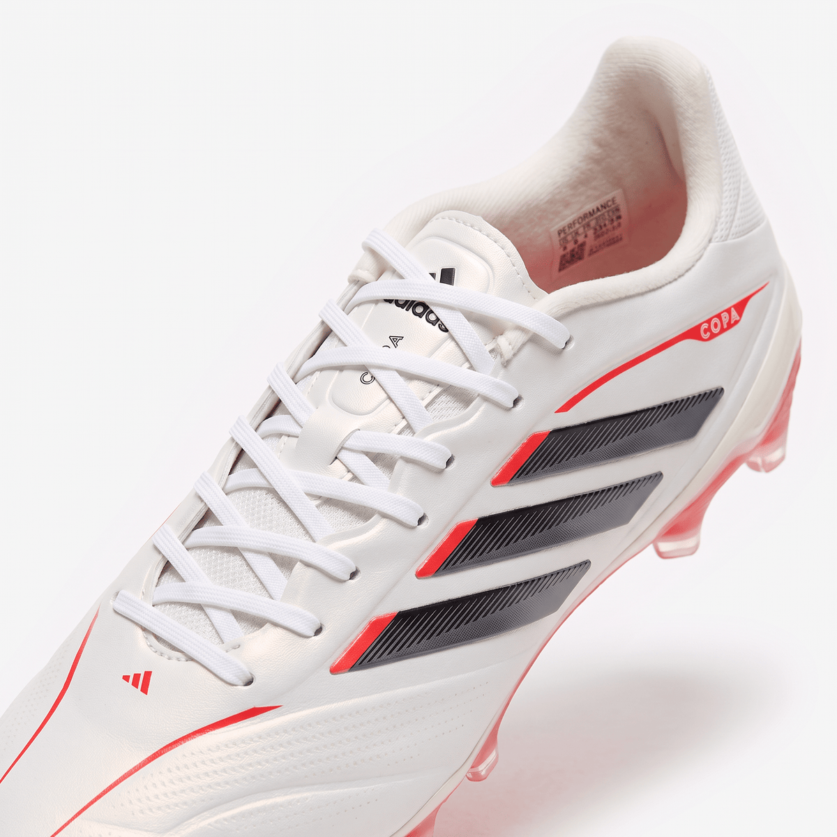 Copa Pure 3 FG Ivory / Core Black / Solar Red