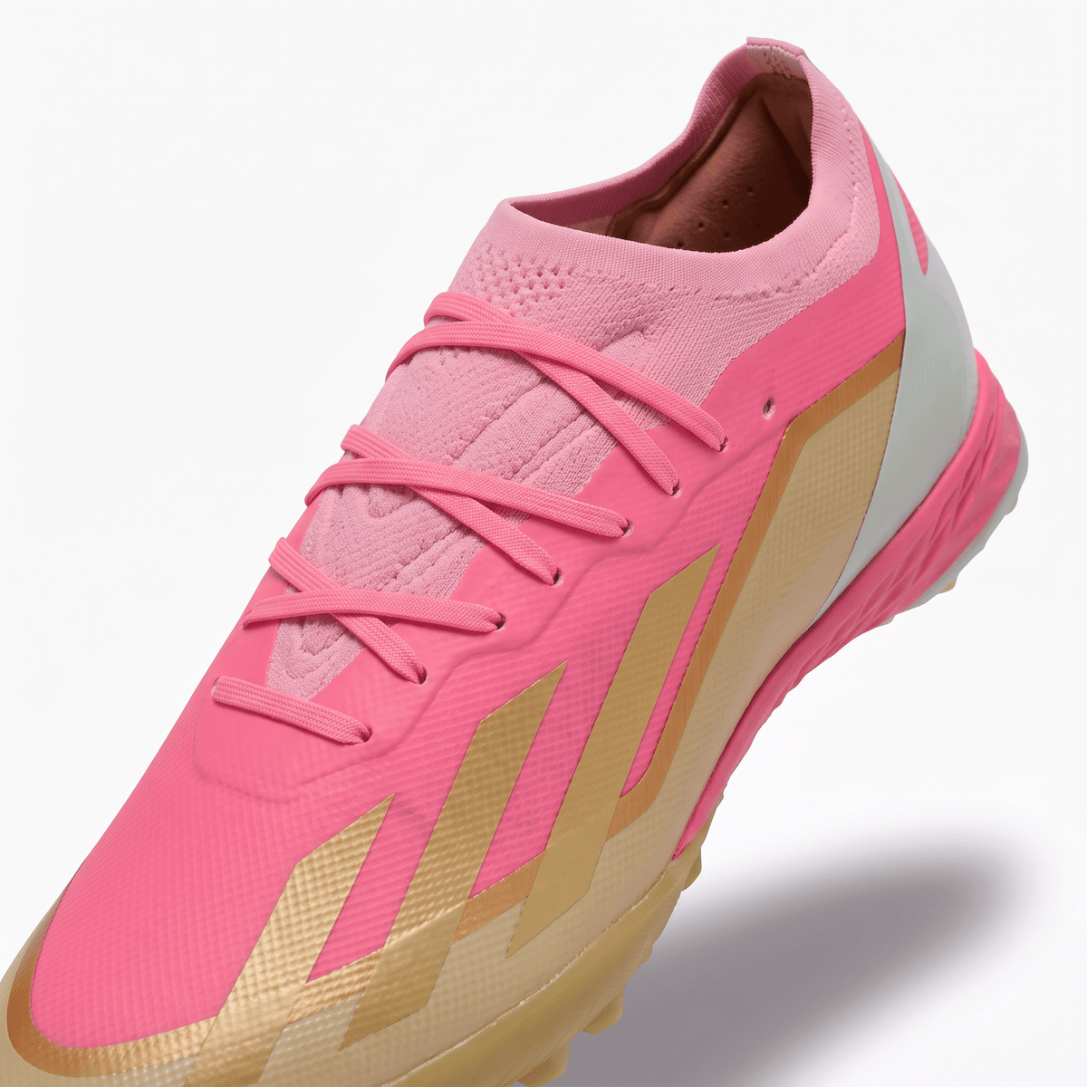 X Crazyfast.1 TF Lucid Pink / Footwear White / Zero Metallic