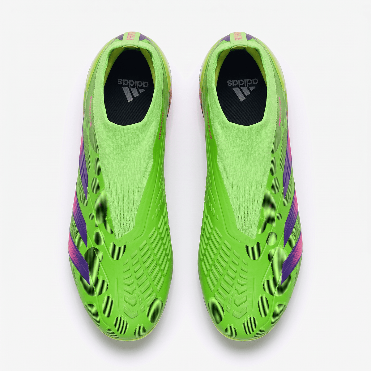 Predator 24 Laceless FG Team Solar Green / Team Shock Pink / Lucid Lemon