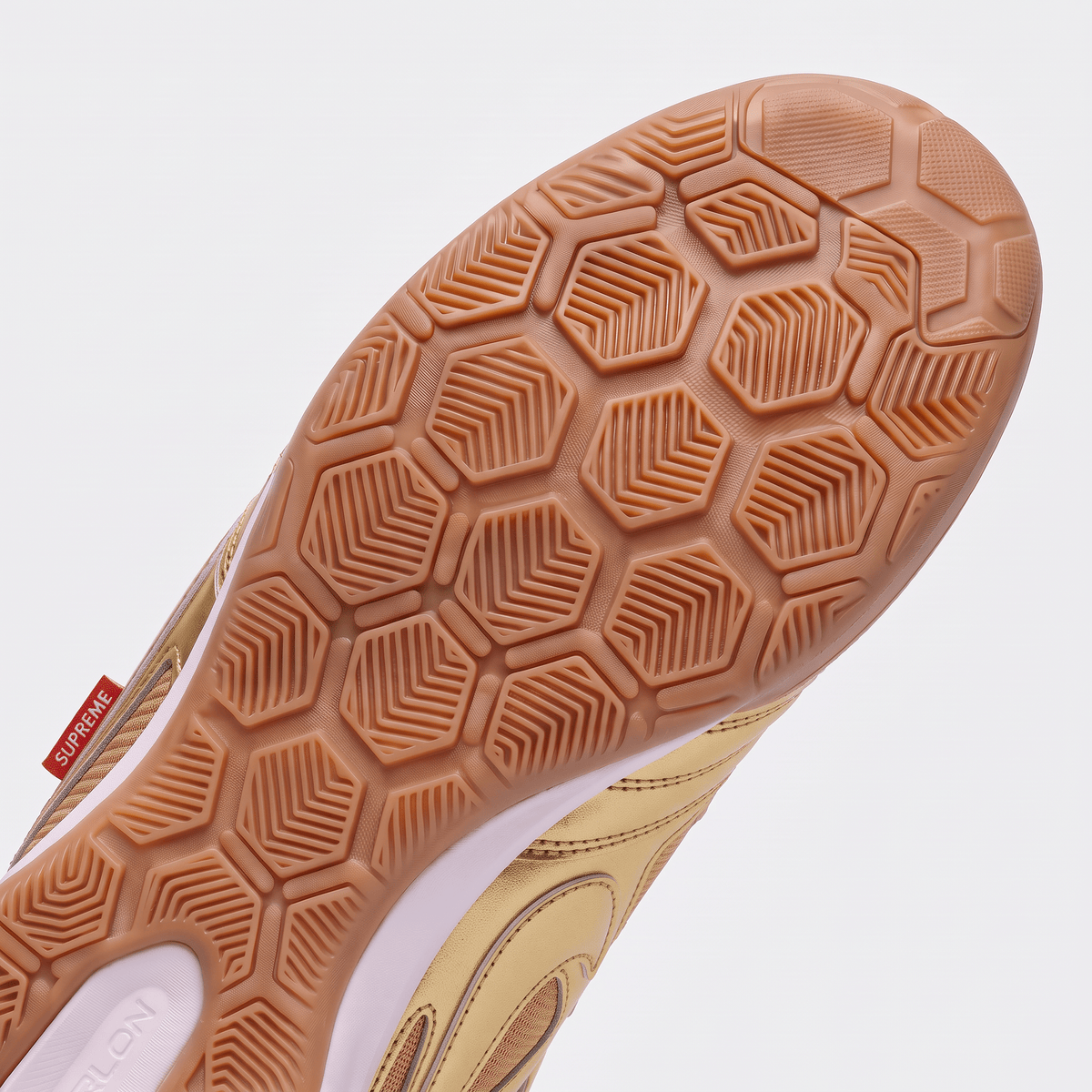 Supreme SB Gato Gold Metallic / White / Gum Light Brown