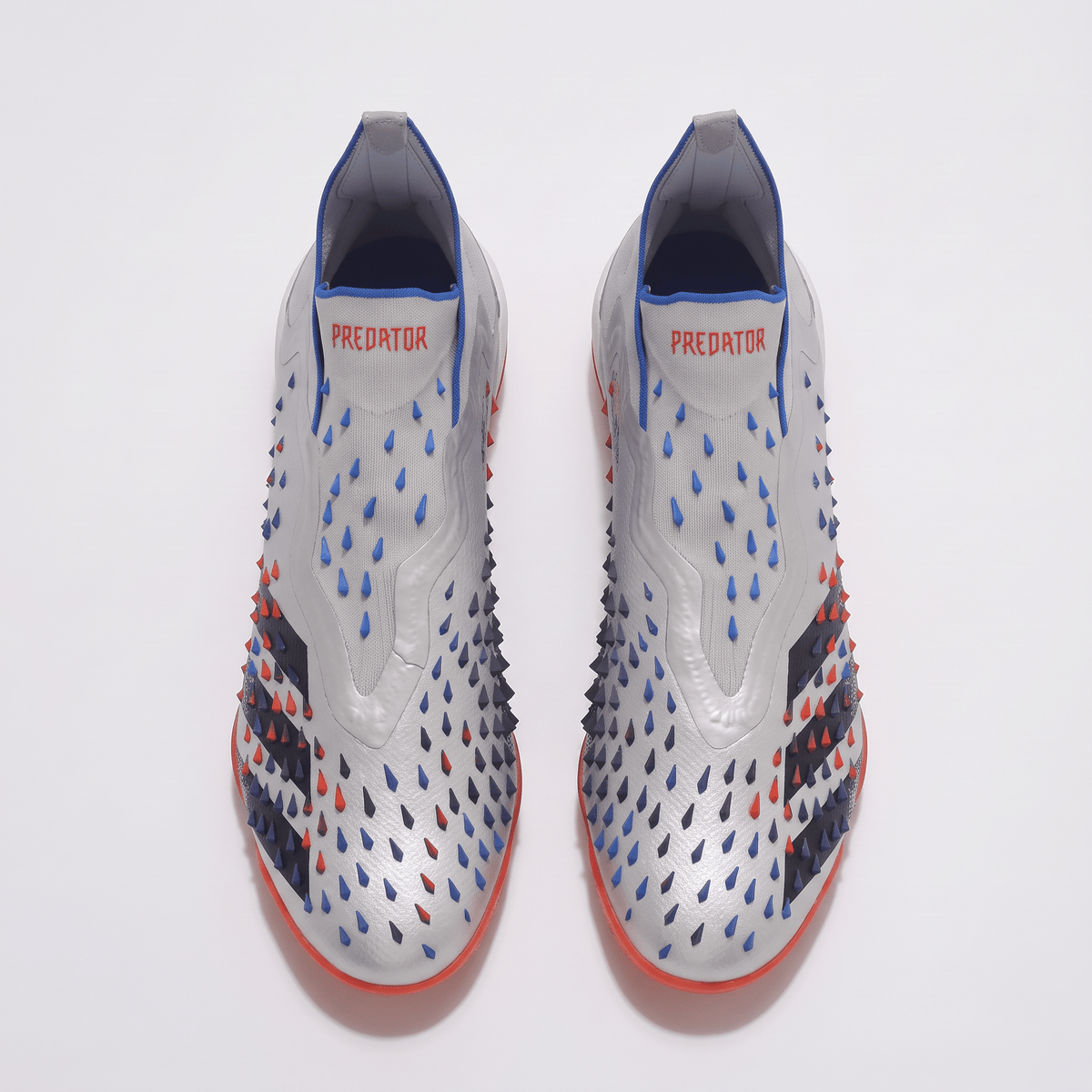 Predator Freak+ TF Silver Metallic / Core Black / Team Solar Orange / Royal Blue