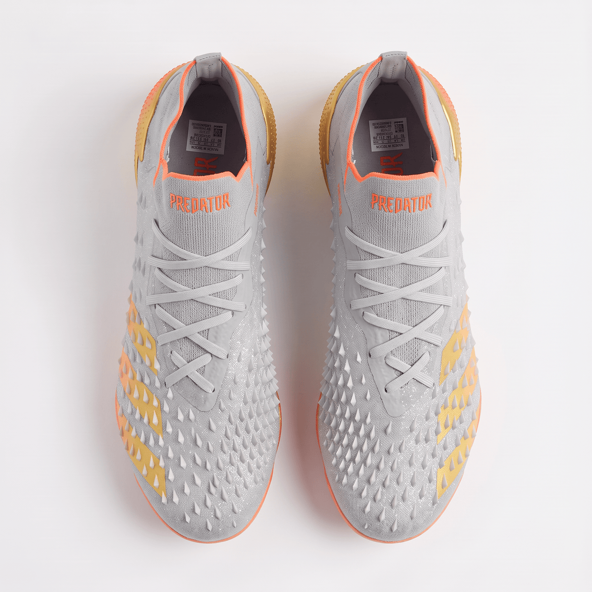 Predator Freak.1 FG Silver Metallic / Core Black / Team Solar Orange
