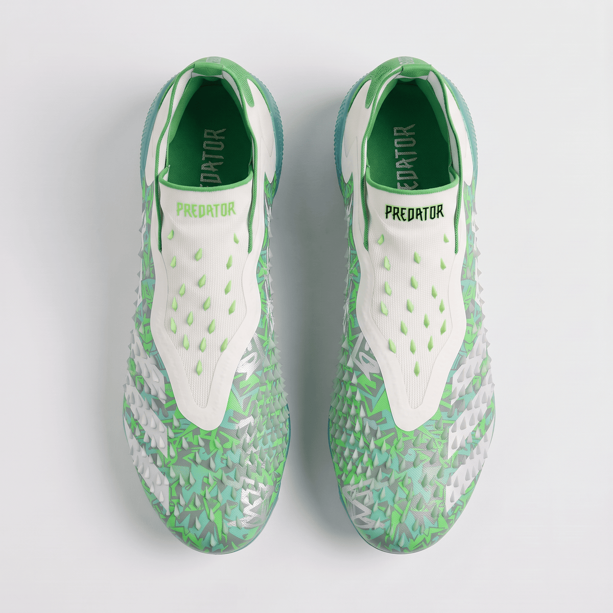 Predator Freak+ EQT FG Footwear White / Core Black / Sub Green