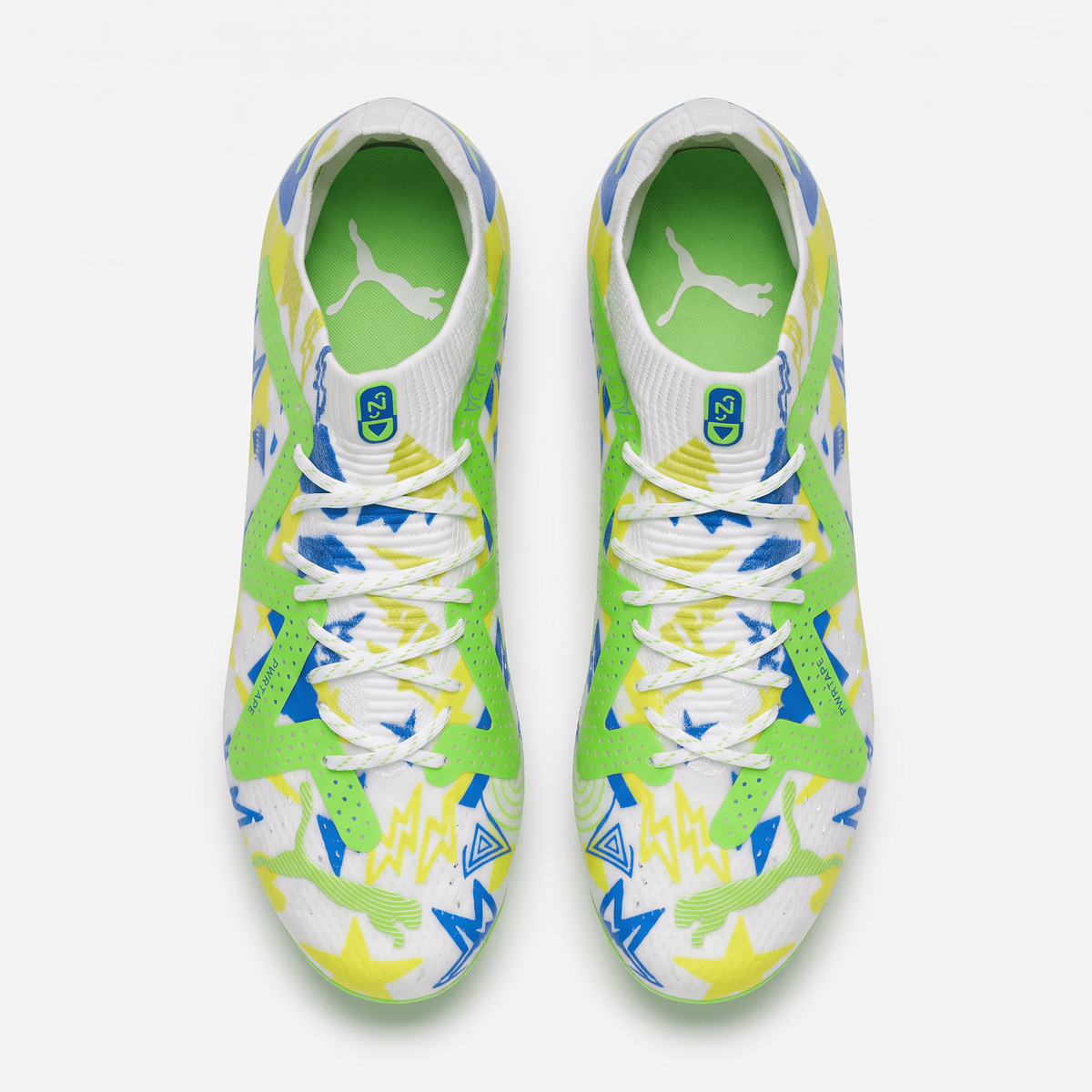 Future Ultimate FG/AG White / Racing Blue / Lemon Meringue / Parakeet Green