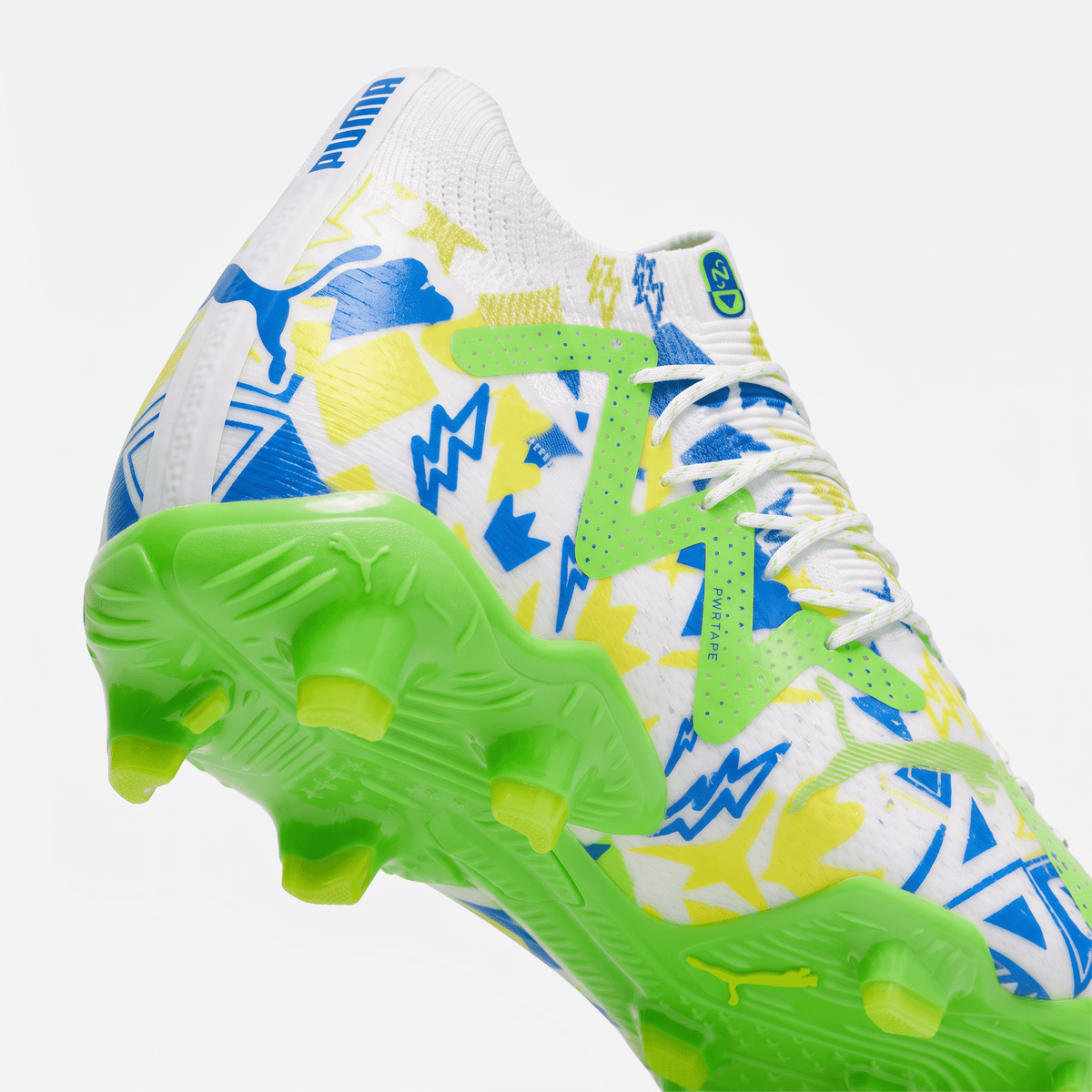 Future Ultimate FG/AG White / Racing Blue / Lemon Meringue / Parakeet Green
