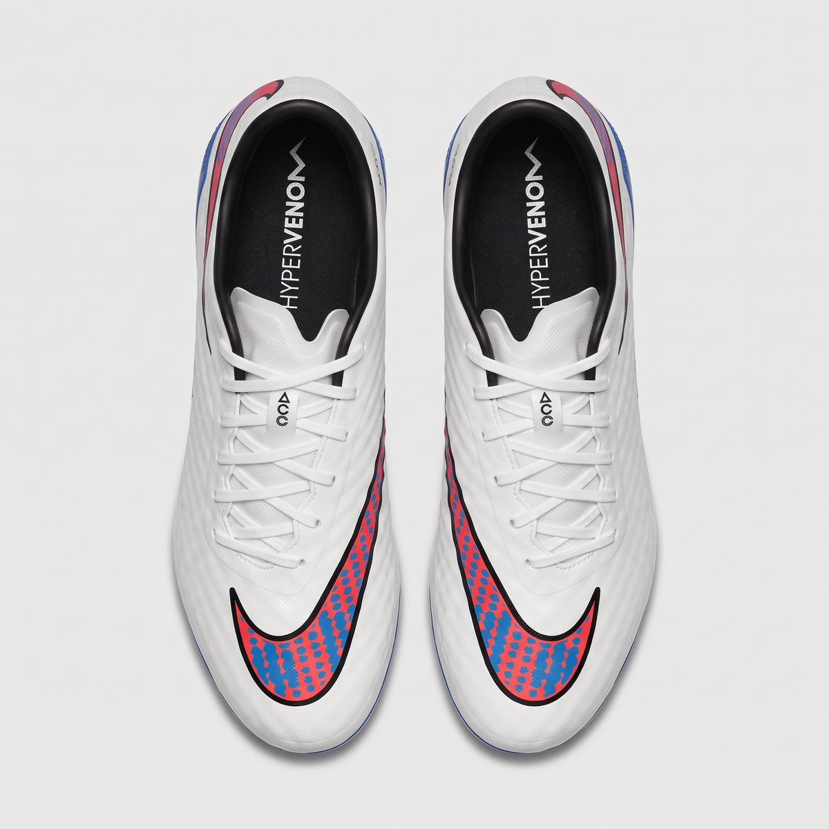 Hypervenom Phantom I FG White / Blue Lagoon / Crimson / Black