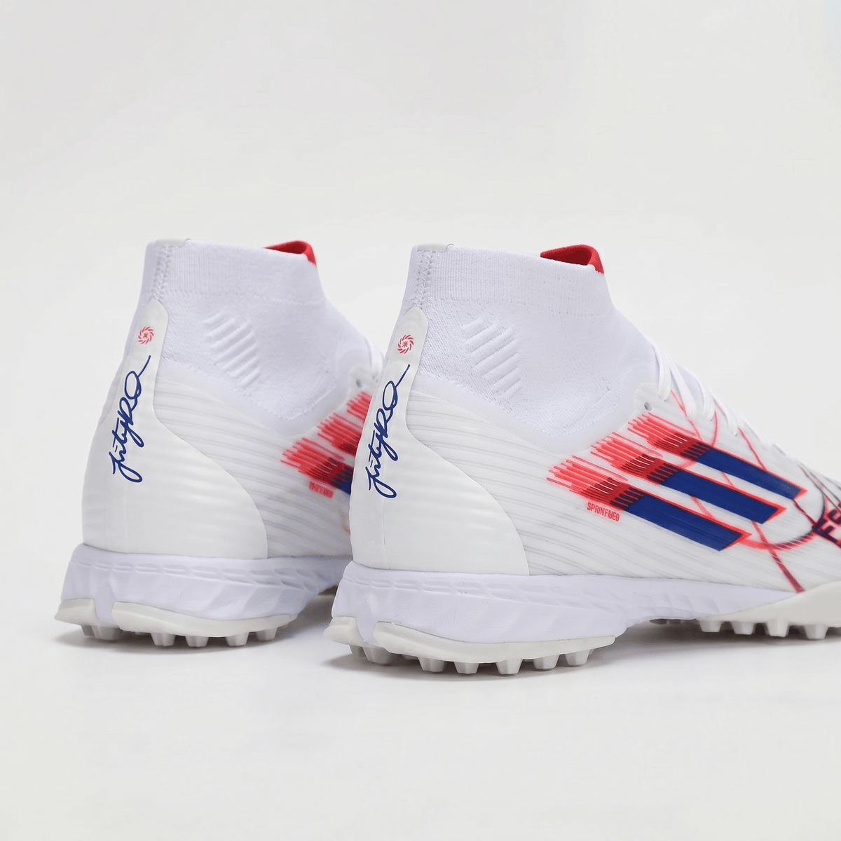 F50 League Mid TF Sparkfusion White / Red / Blue