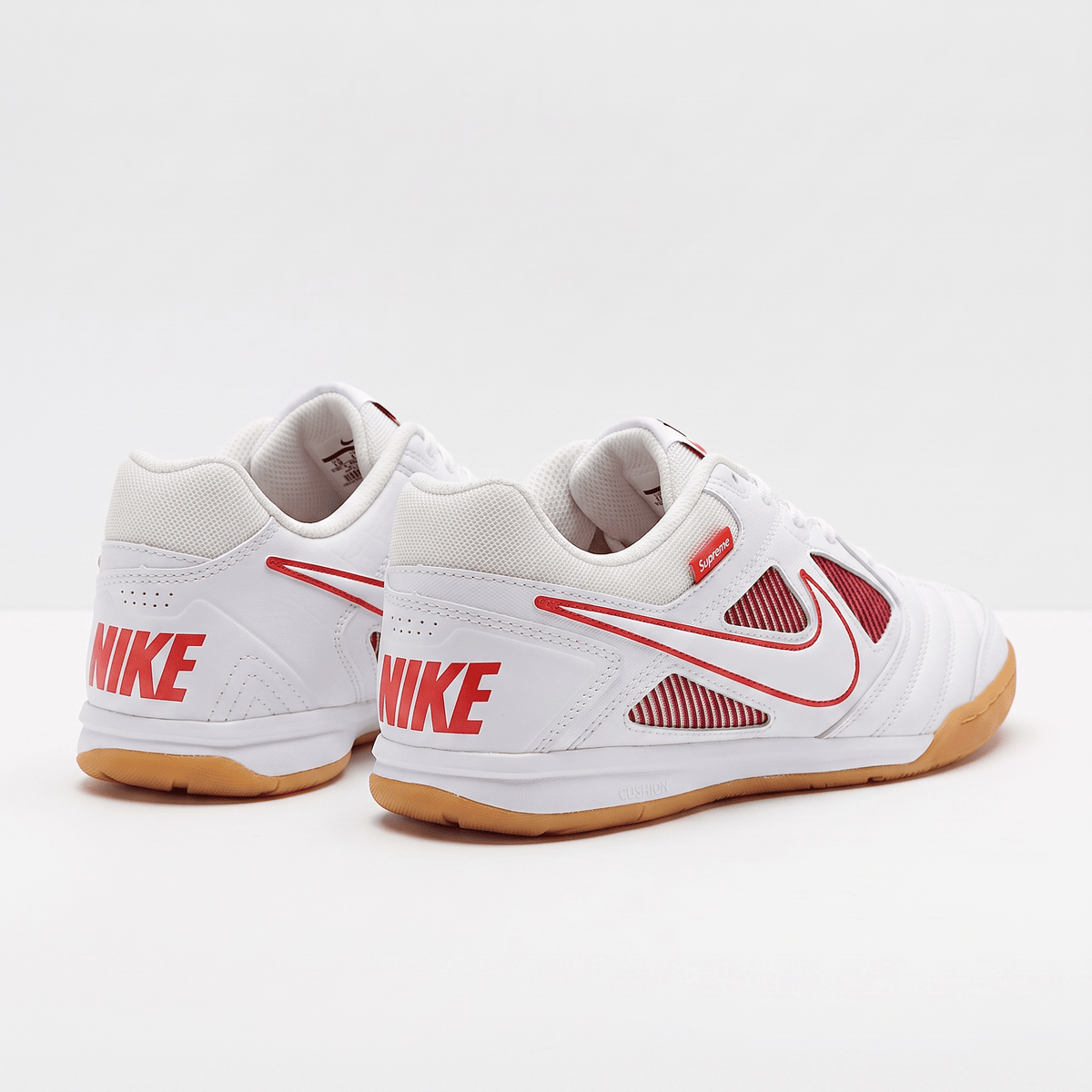 Supreme x Gato SB White / Gym Red / Gum Light Brown