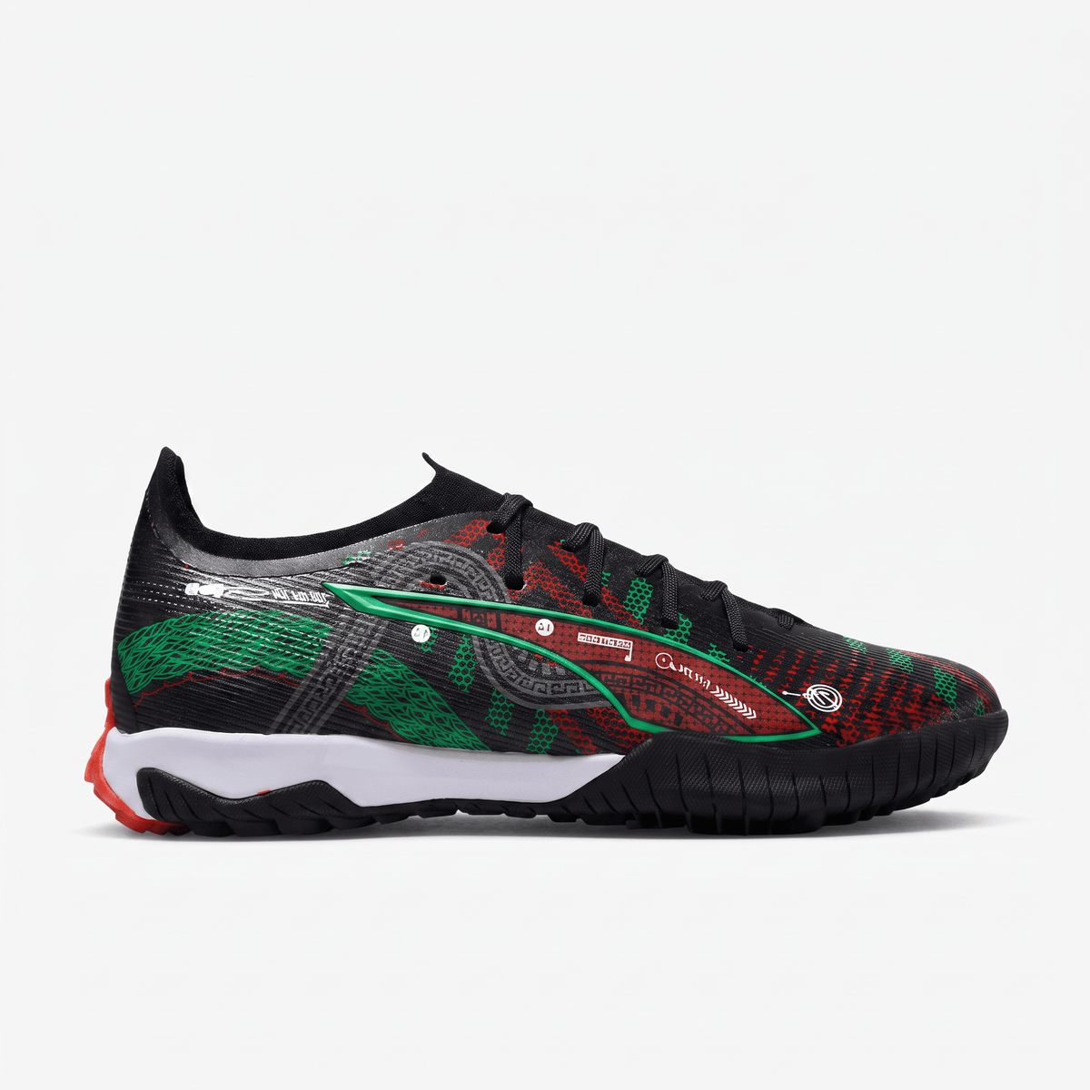 Ultra 5 Pro Cage TT Black / White / Red Blast / Green Glare