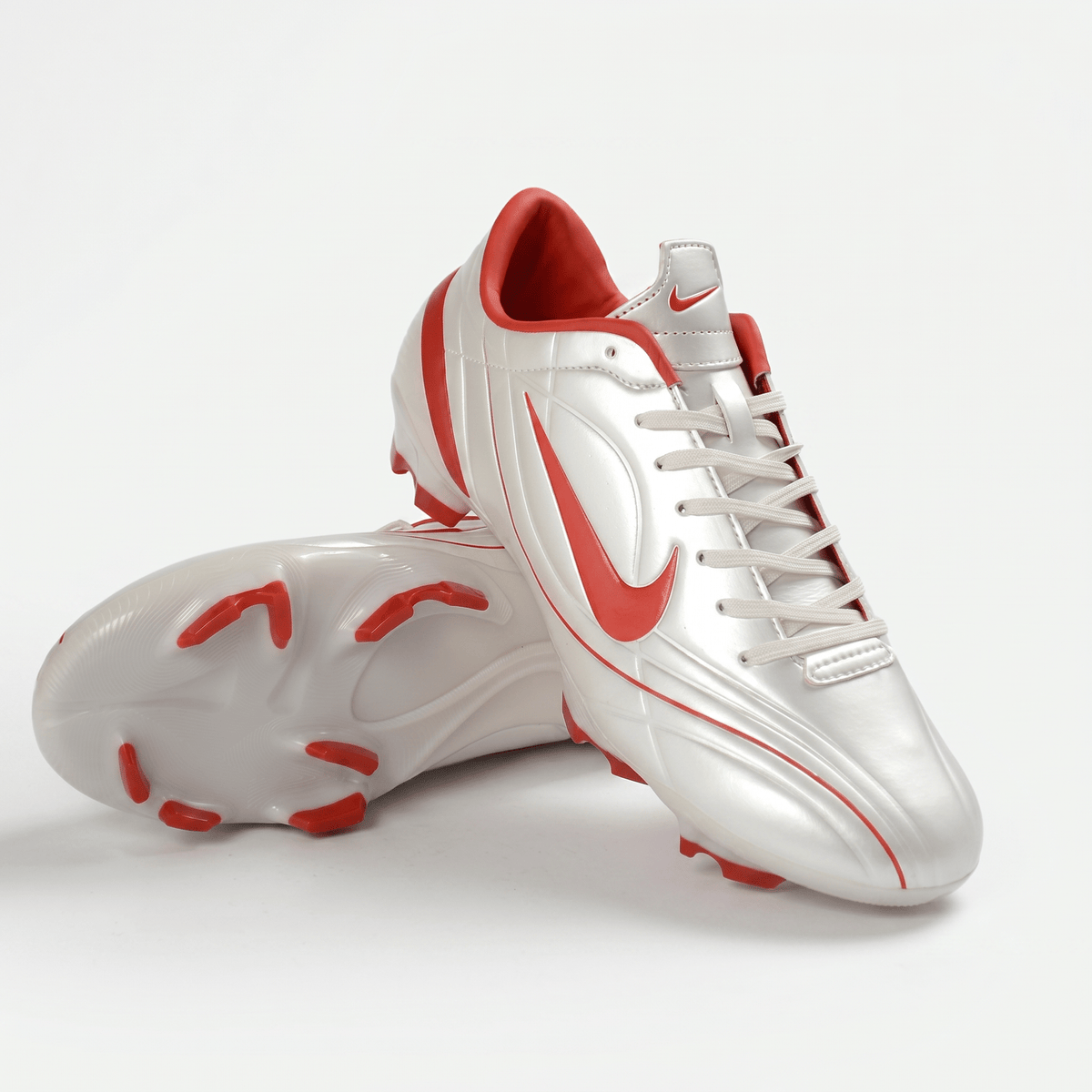 Air Zoom Mercurial Vapor 1 R9 FG White / Red / Silver