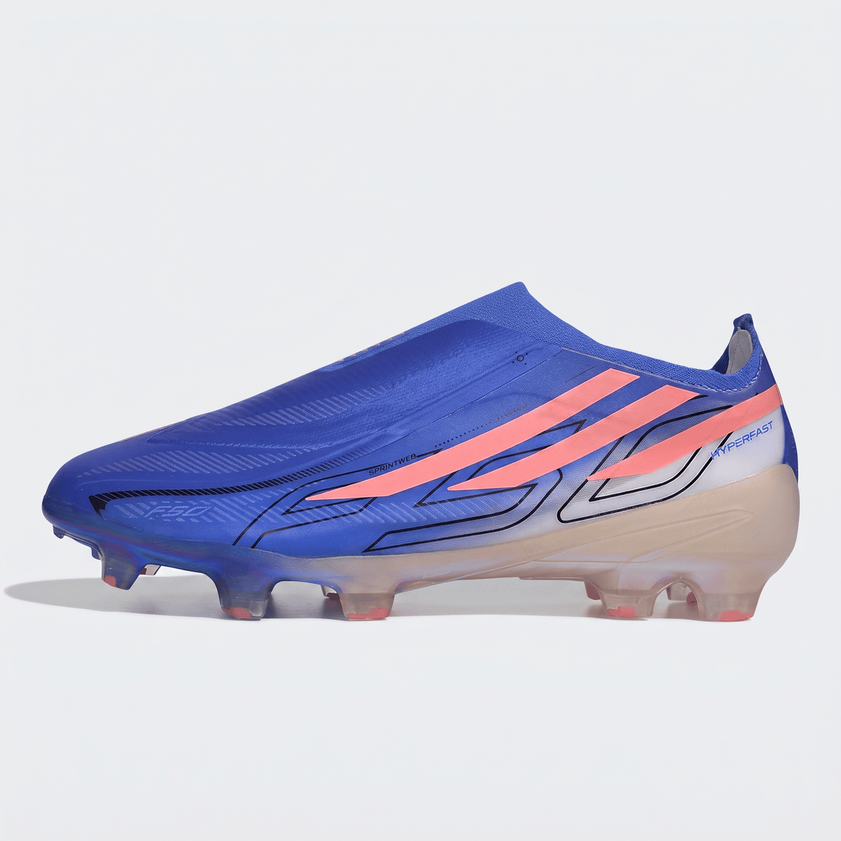 F50 Laced FG Solar Blue / Cloud White / Solar Pink