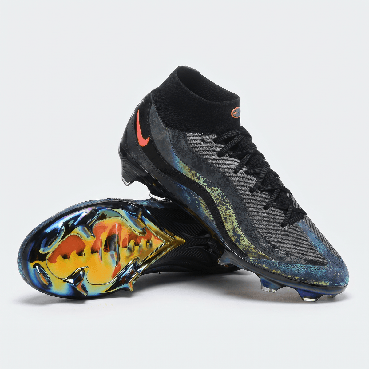Air Zoom Mercurial Superfly 10 FG Black / Neon Yellow / Turquoise