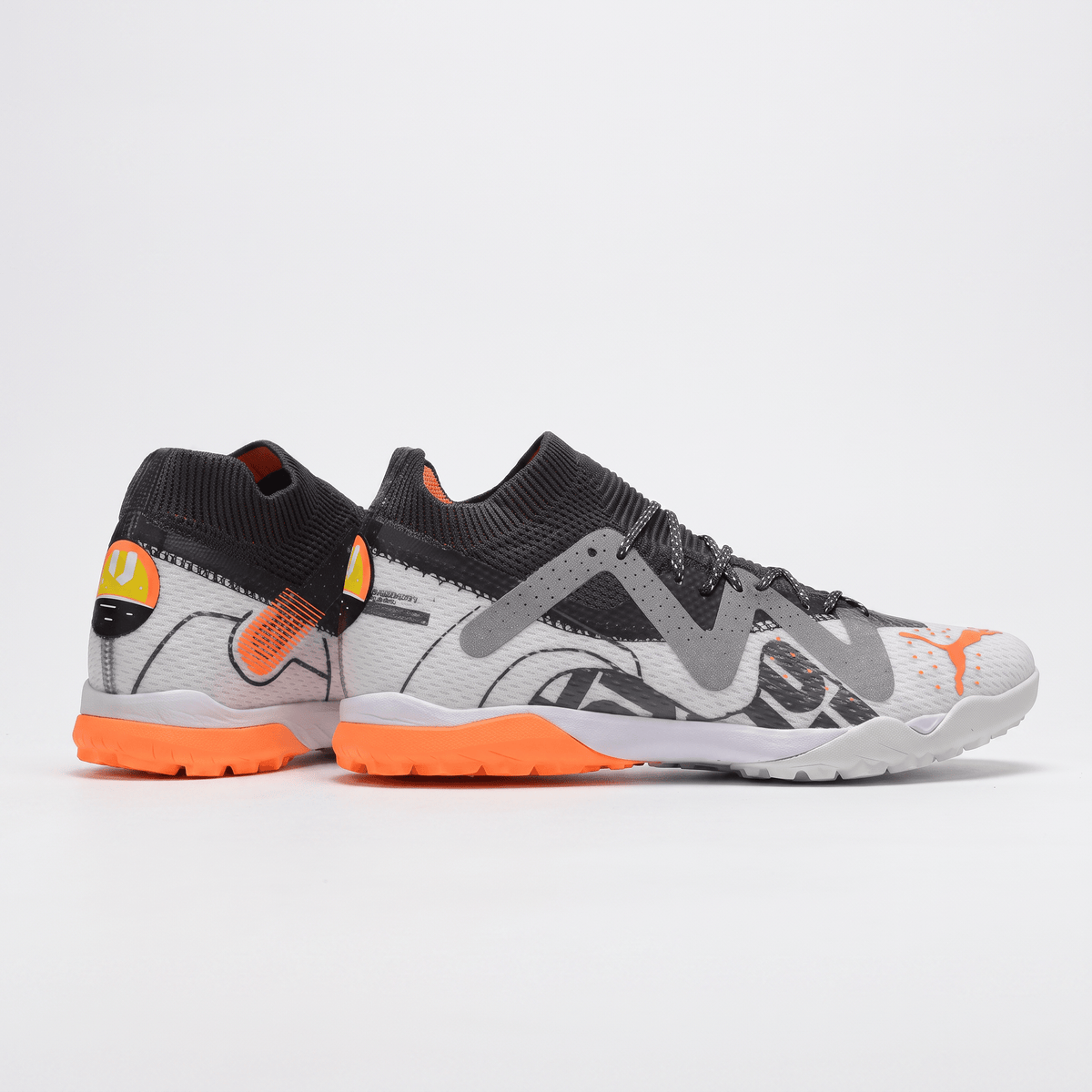 Future Ultimate TF Feather Gray / Black / Ultra Orange