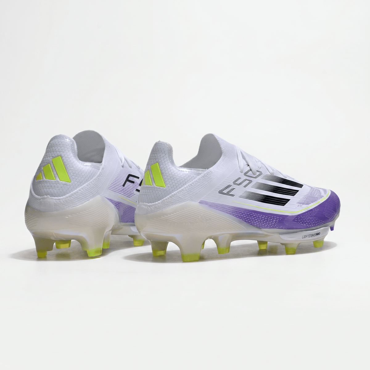 F50 Laced FG White / Unity Purple / Lucid Lemon