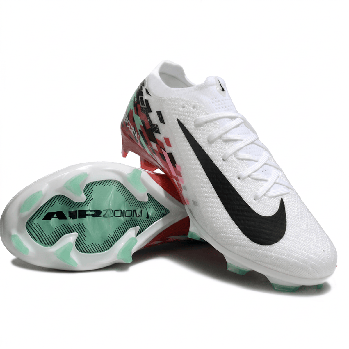 Air Zoom Mercurial Vapor 16 FG White / Black / Pink / Green
