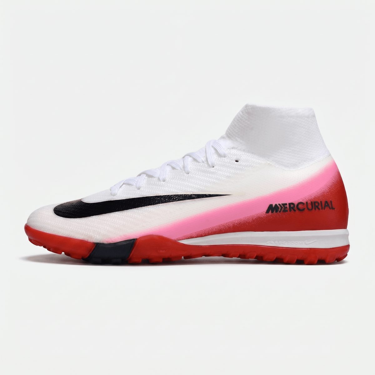 Air Zoom Mercurial Superfly 10 TF White / Black / Red / Bright Pink