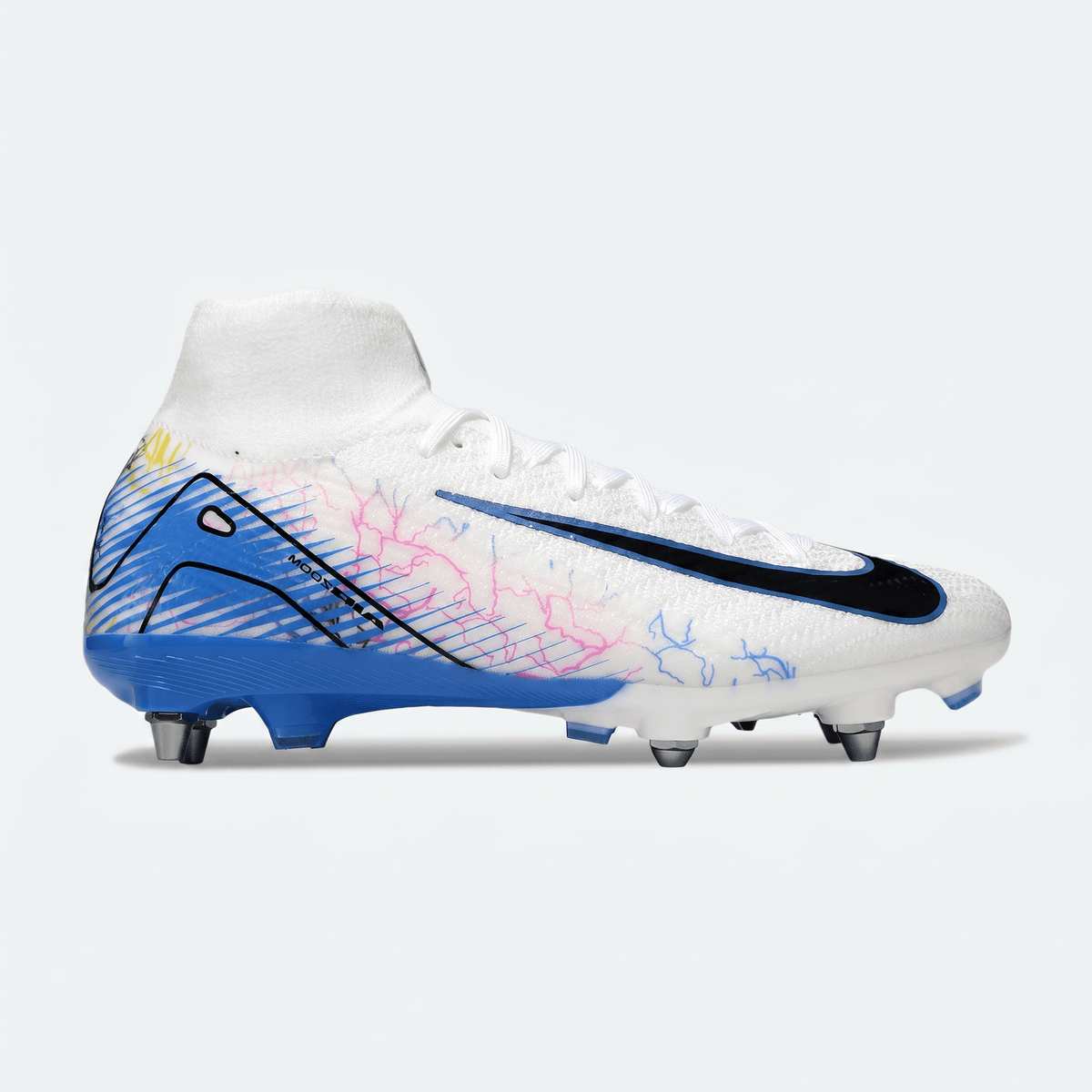 Air Zoom Mercurial Superfly 10 SG Pro White / Blue / Black