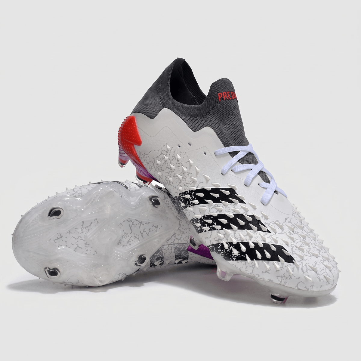 Predator Freak.1 Low FG Footwear White / Iron Metallic / Solar Red