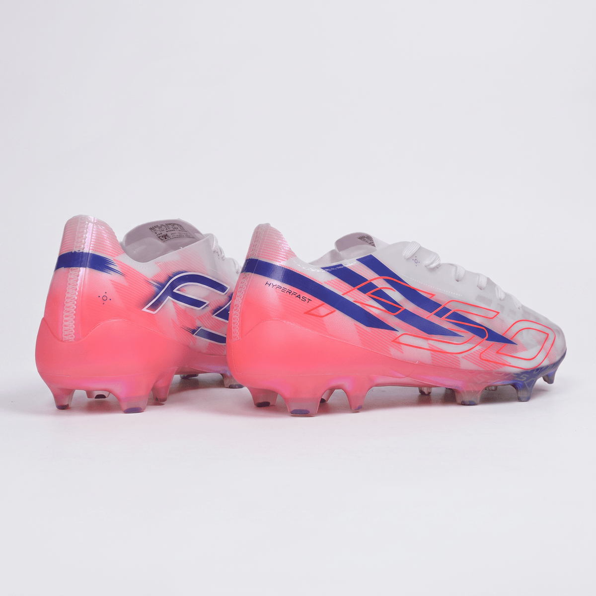F50 Laceless TF Footwear White / Solar Purple / Solar Turbo