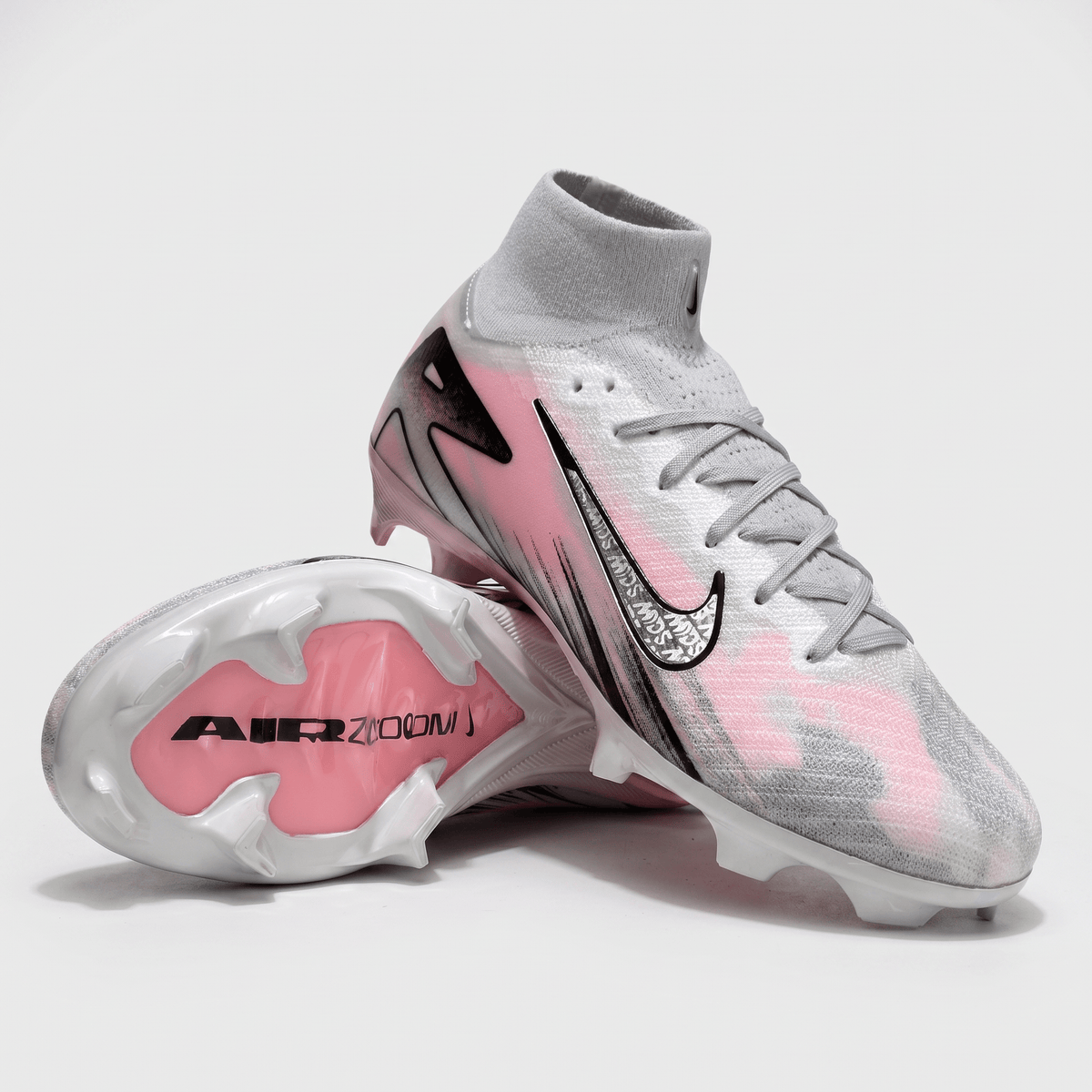 Air Zoom Mercurial Superfly 10 FG Silver / Pink / Black