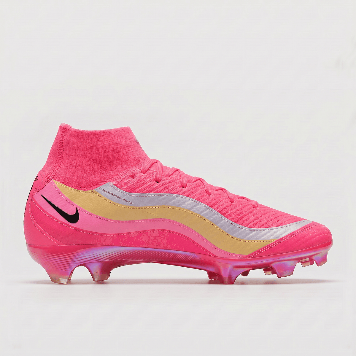 Air Zoom Mercurial Superfly 10 FG Pink / Chrome / Black