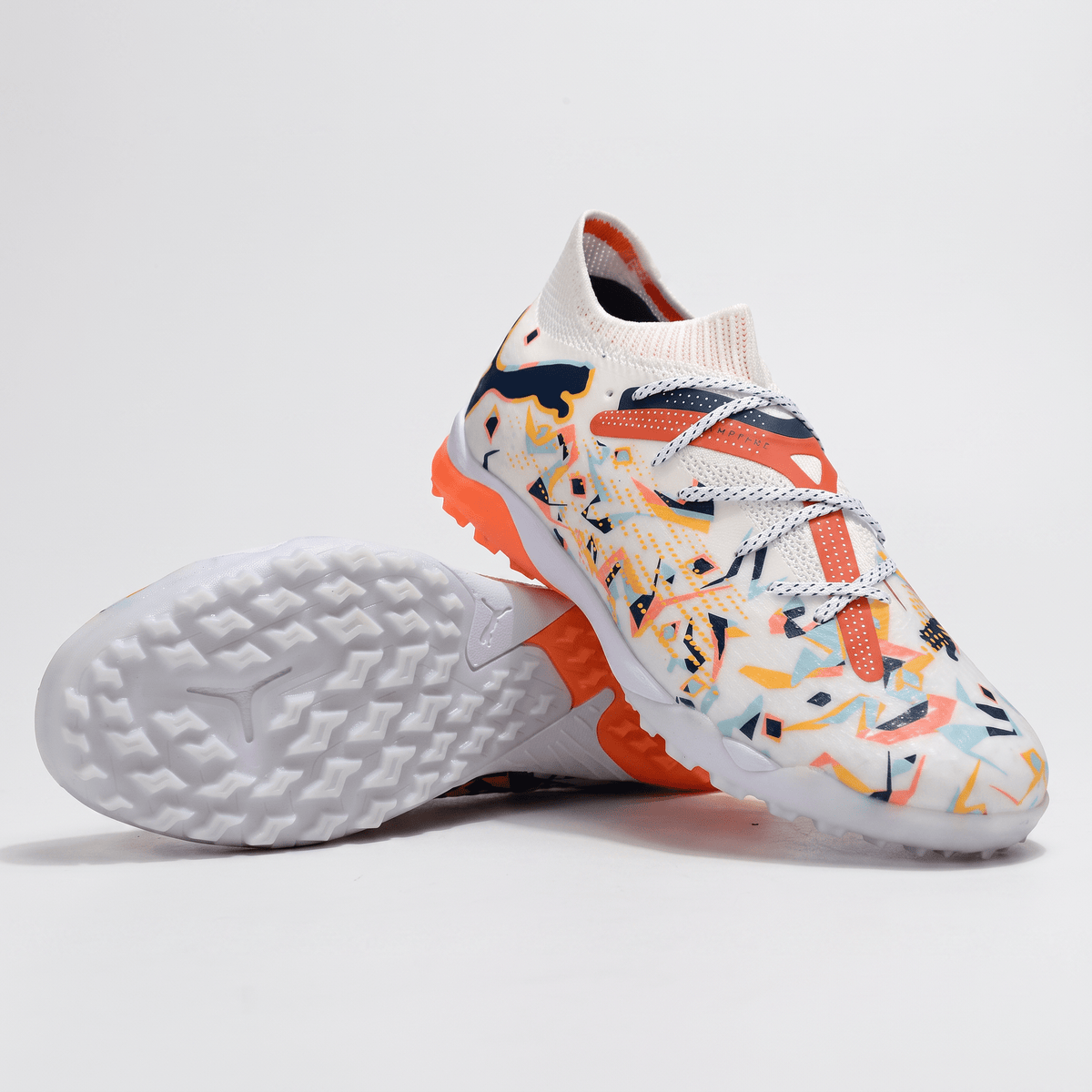 Future 7 Match TT White / Tropic / Turquoise Surf / Hot Heat