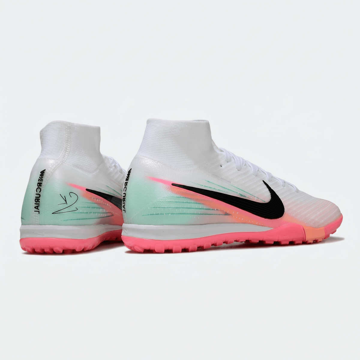 Air Zoom Mercurial Superfly 10 TF White / Pink Blast / Black