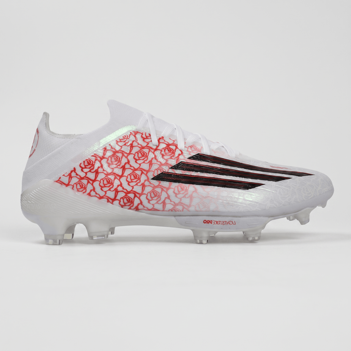F50 Laced FG Footwear White / Core Black / Lucid Red