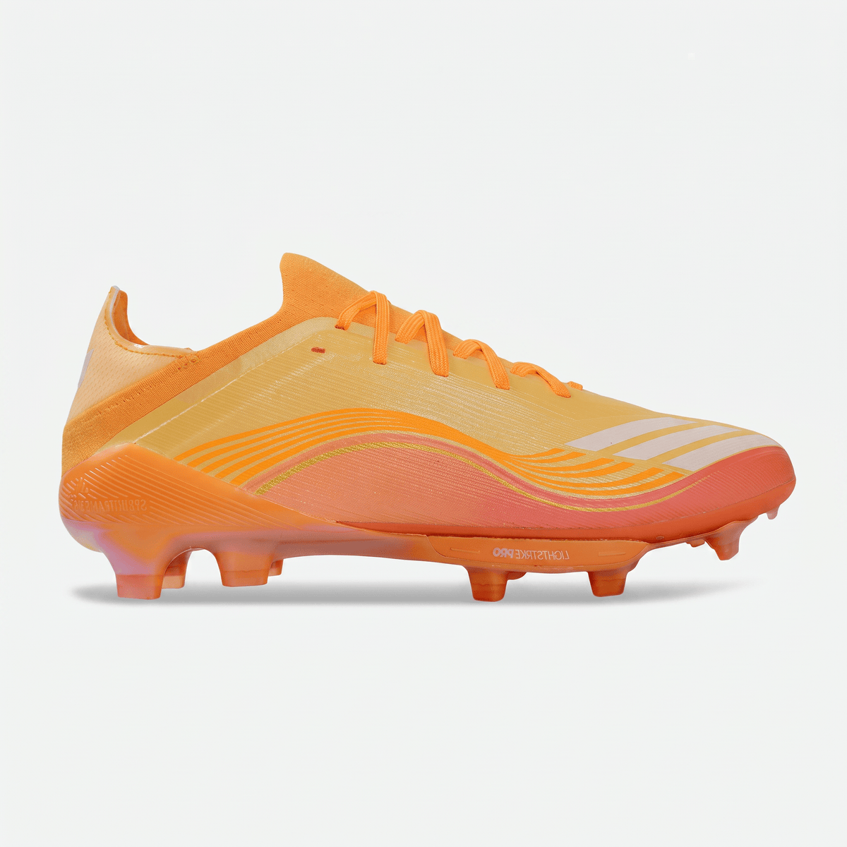 F50 Laced FG Gold Metallic / Footwear White / Core Black