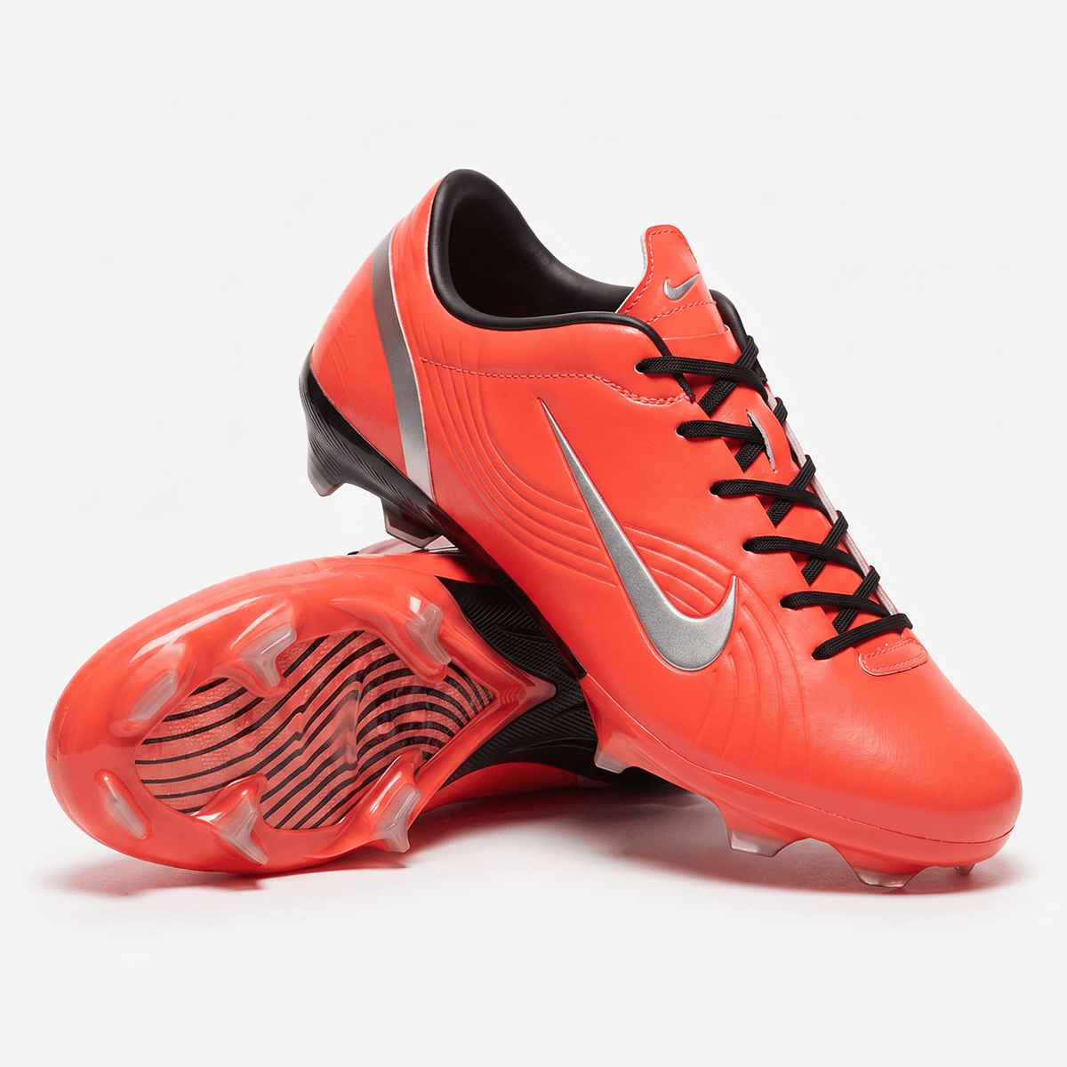 Mercurial Vapor III FG White / Max Orange / Metallic Silver