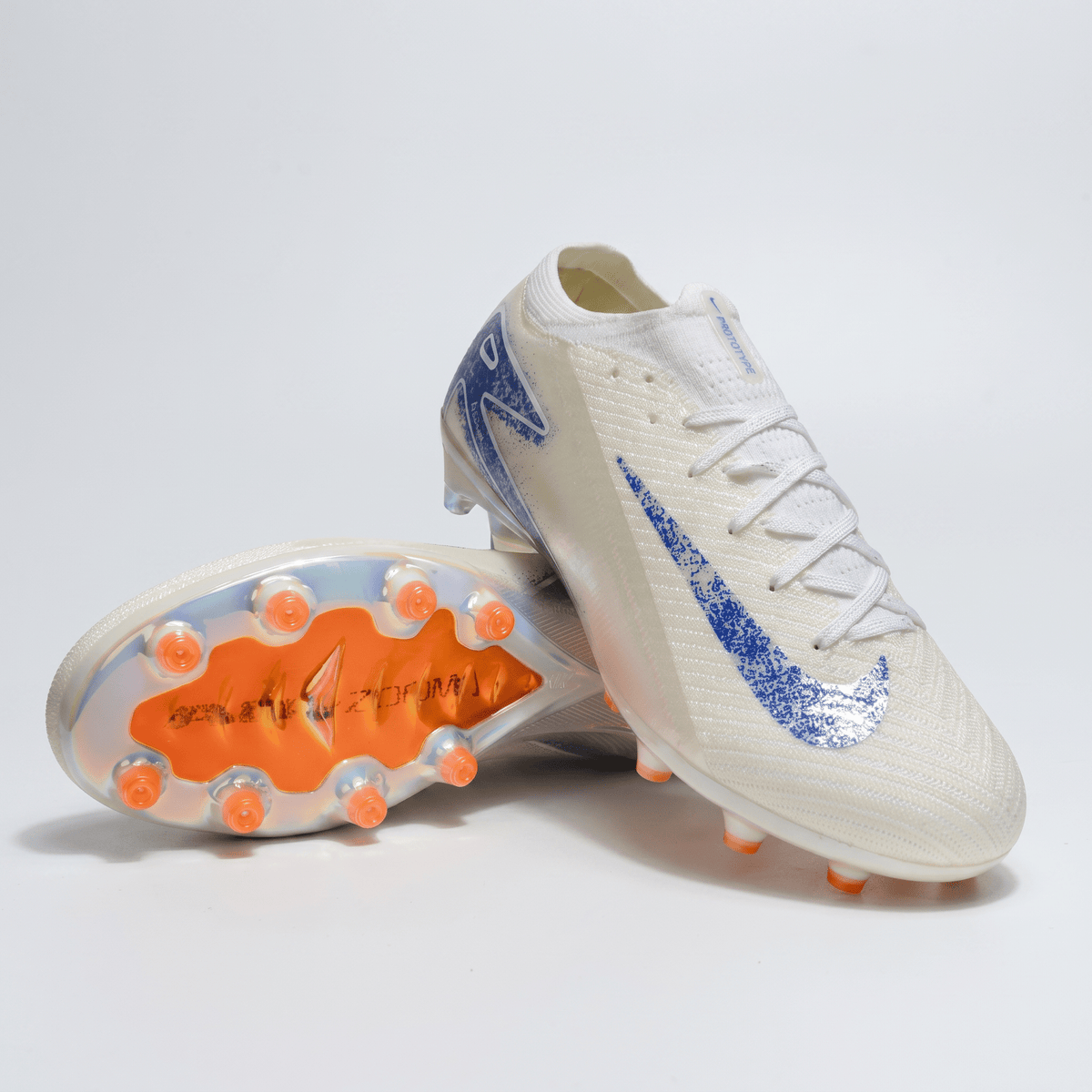 Air Zoom Mercurial Vapor 16 FG White / Racer Blue / Orange