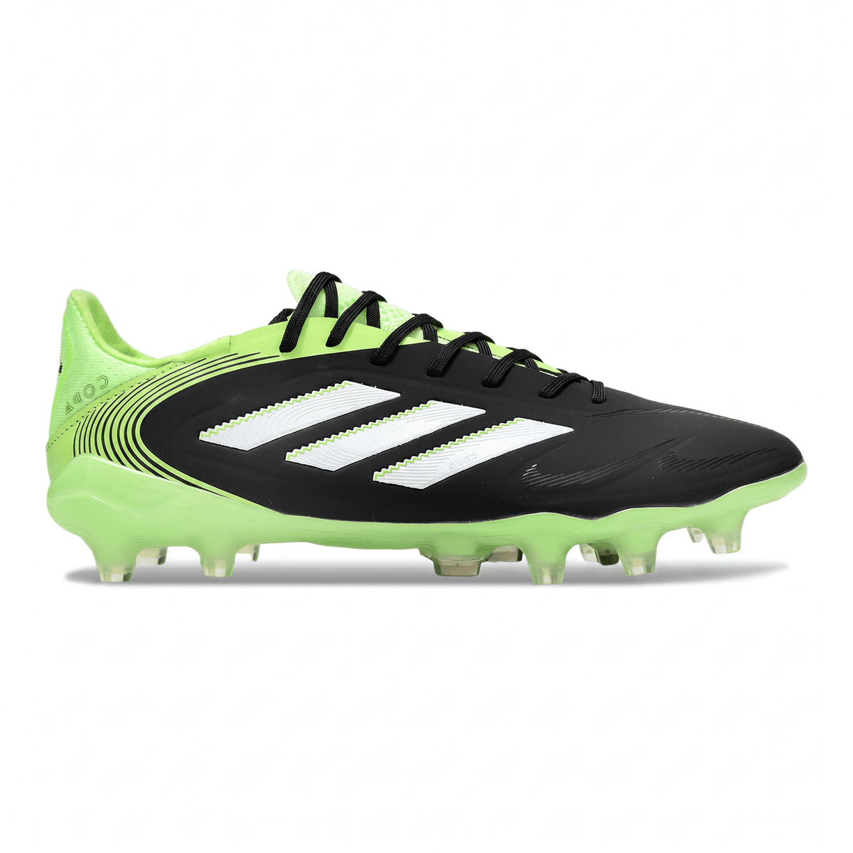Copa Pure 3 FG Core Black / Footwear White / Spark Green