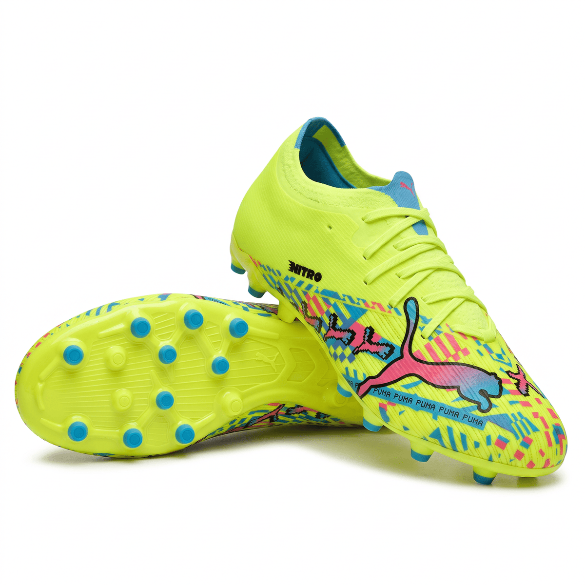 Ultra Nitro 7 Match MG Yellow Alert / White / Blue Glimmer / Pink Glimmer