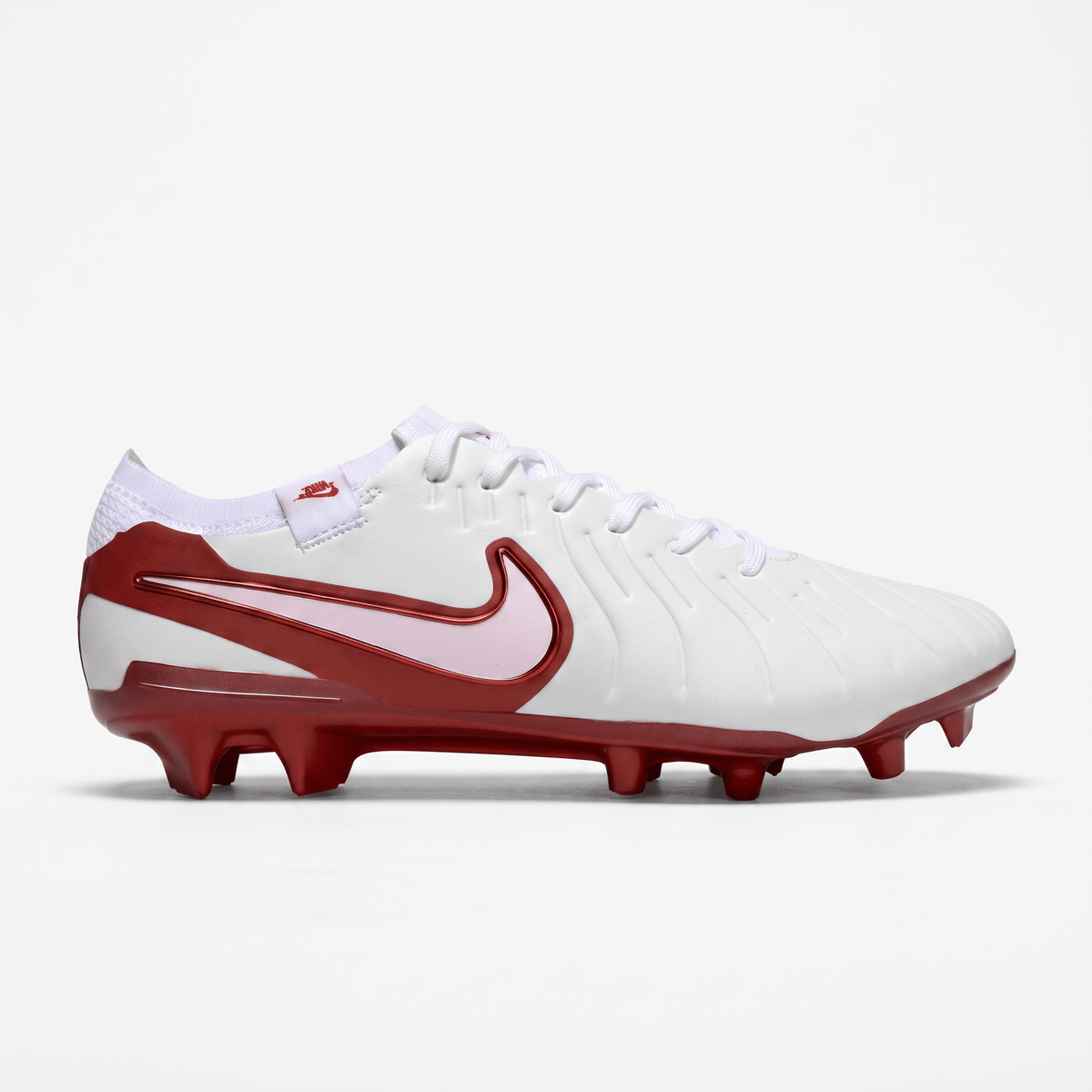 Tiempo Legend 10 FG White / Metallic Crimson / Light Pink