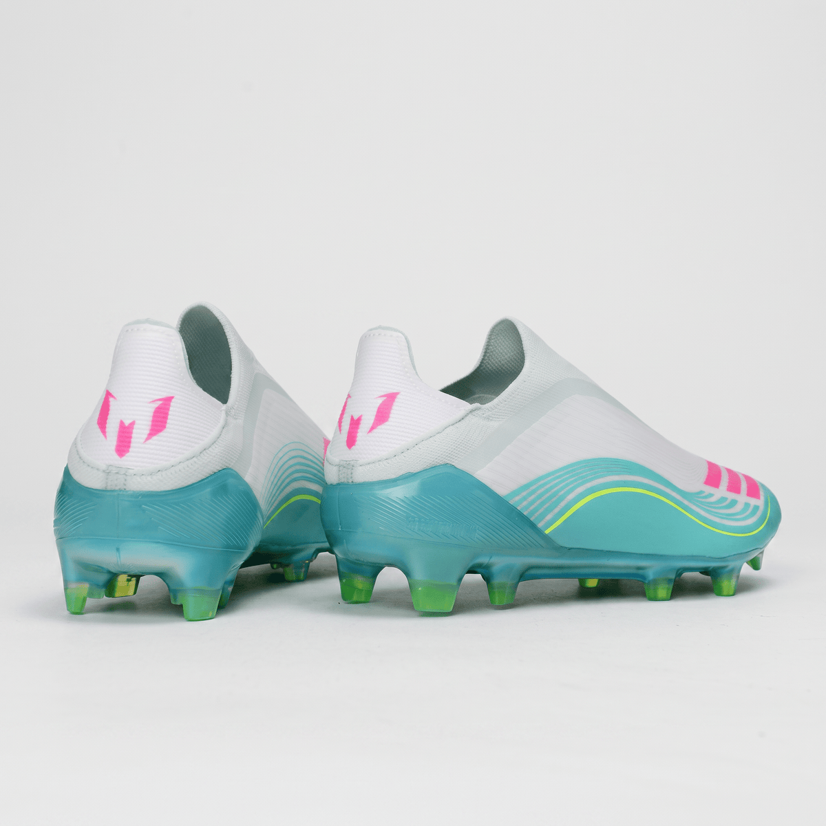 F50+ Laceless FG Almost Blue / Dusky Petrol / Lucid Lemon