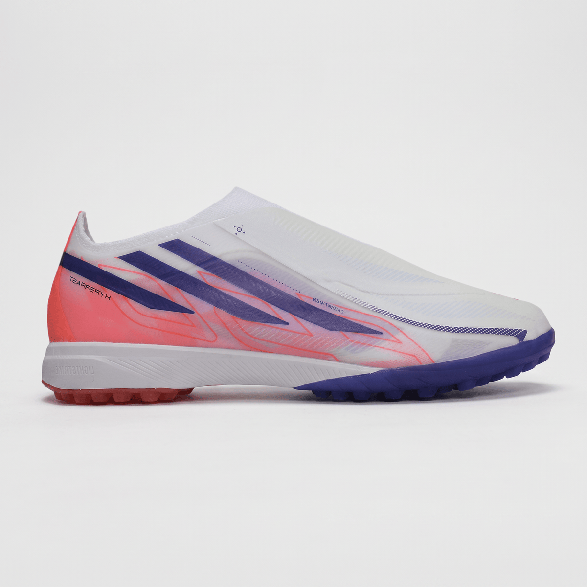 F50 Laceless TF Footwear White / Tech Indigo / Solar Red