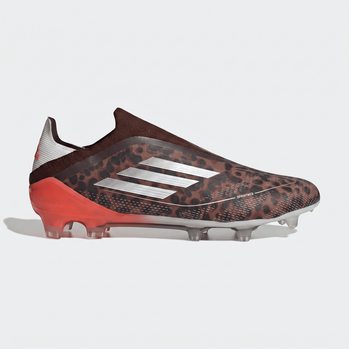 F50+ Laceless FG Dark Brown / Footwear White / Solar Orange