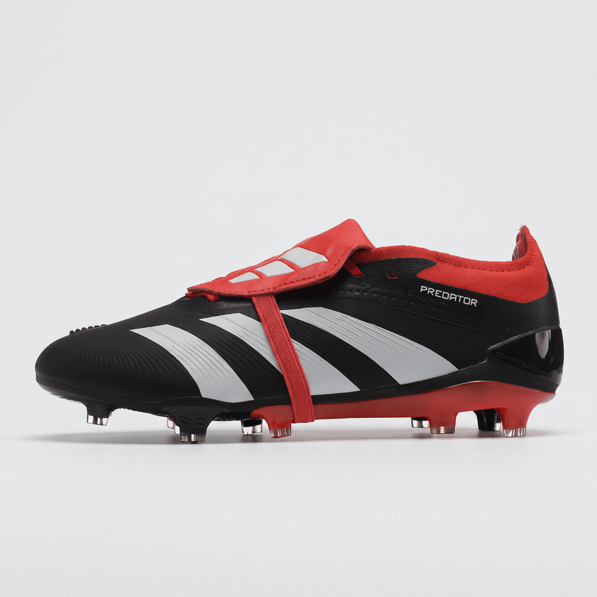 Predator Fold-Over Tongue SG Core Black / Cloud White / Solar Red