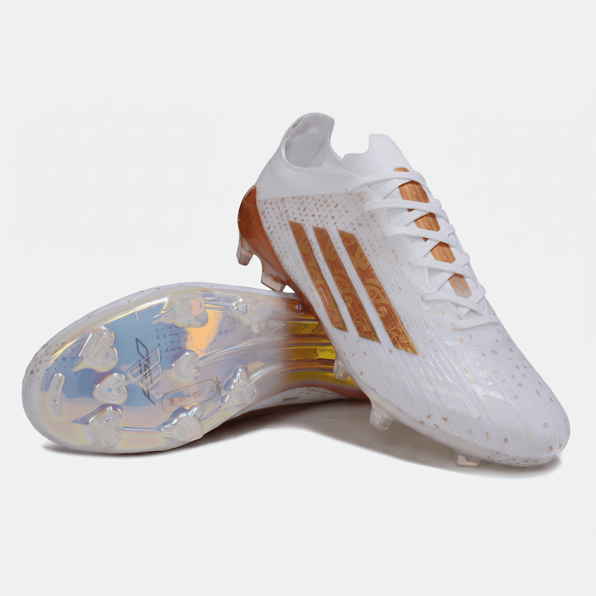 F50 Hyperfast Pro FG Cloud White / Gold Metallic / Beige