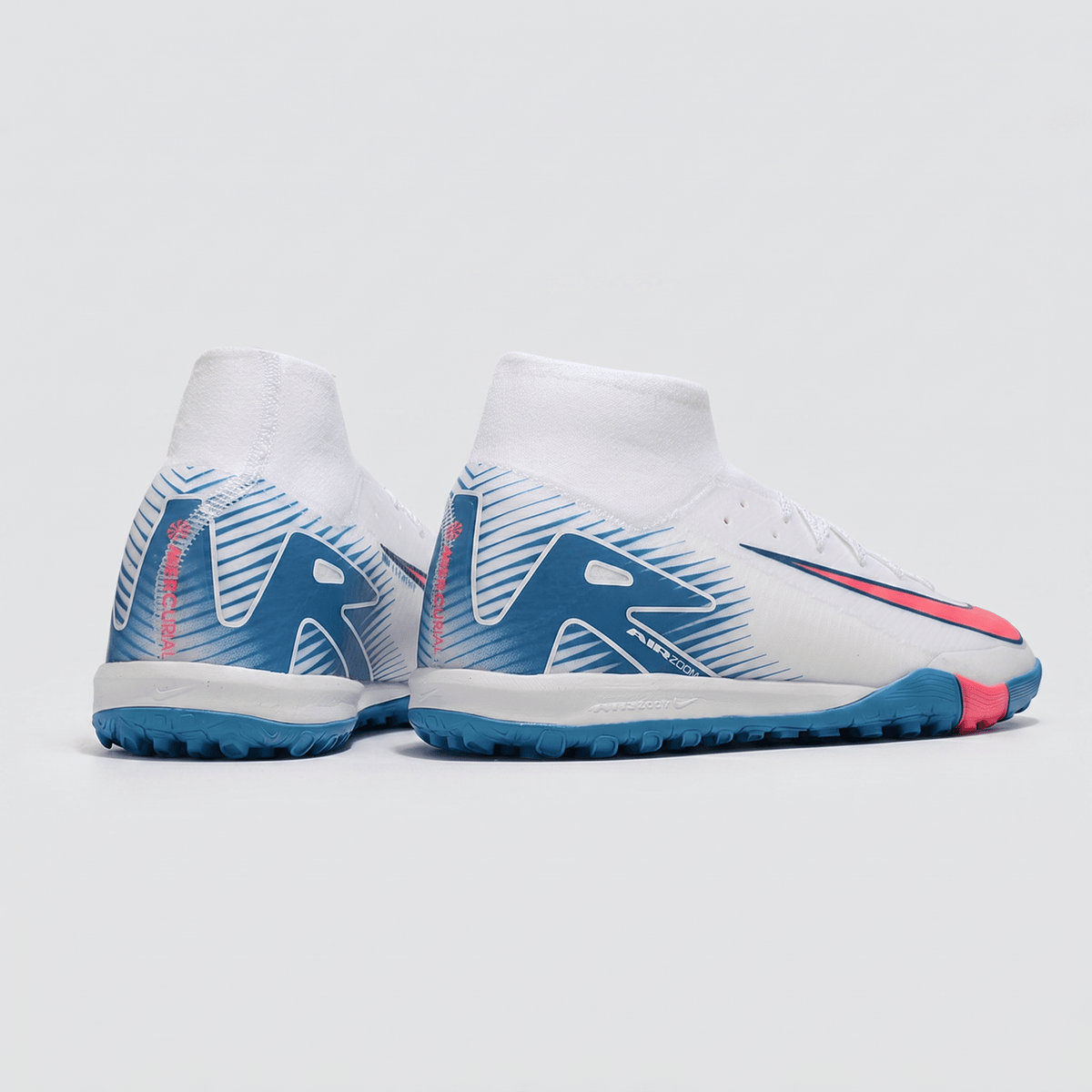 Air Zoom Mercurial Superfly 10 TF White / Pink / Glacier Blue