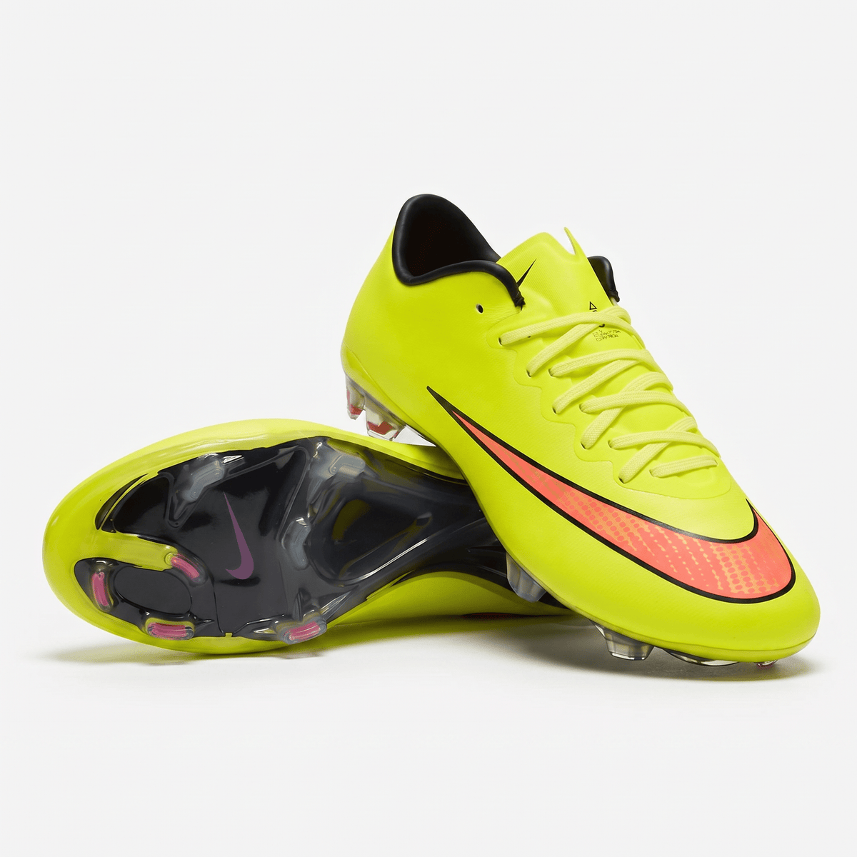 Mercurial Vapor x FG Volt / Hyper Pink / Black