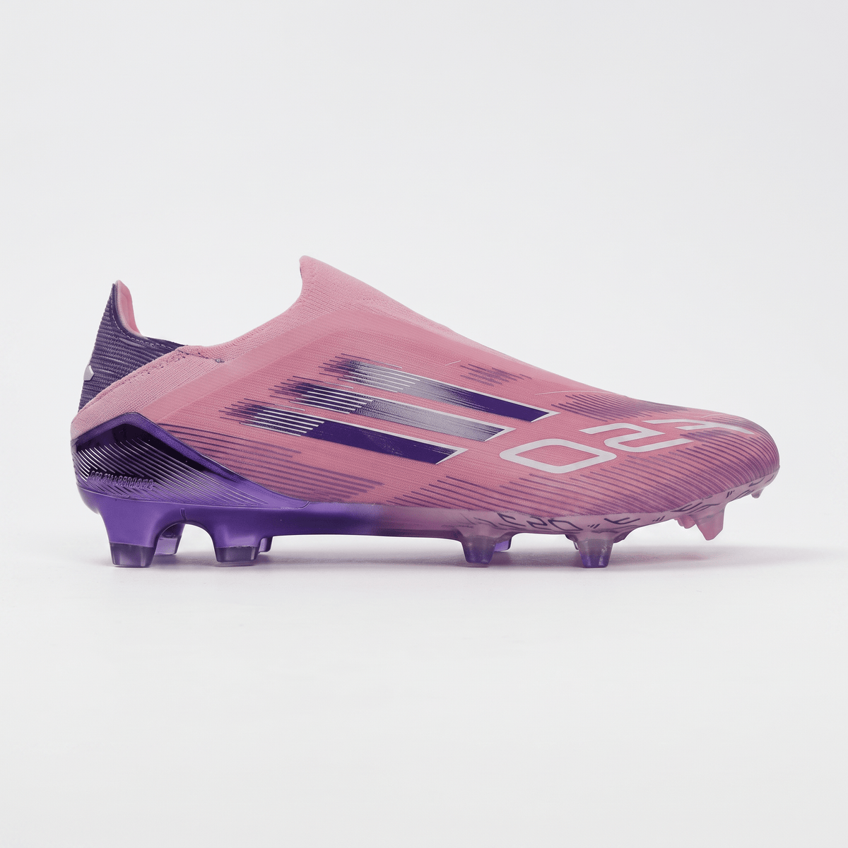 F50+ Laceless FG Pink / Purple Glow / Footwear White