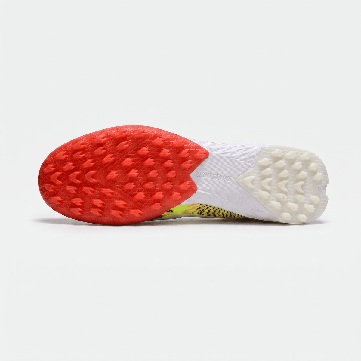 F50 Laceless TF Footwear White / Core Black / Lucid Lemon