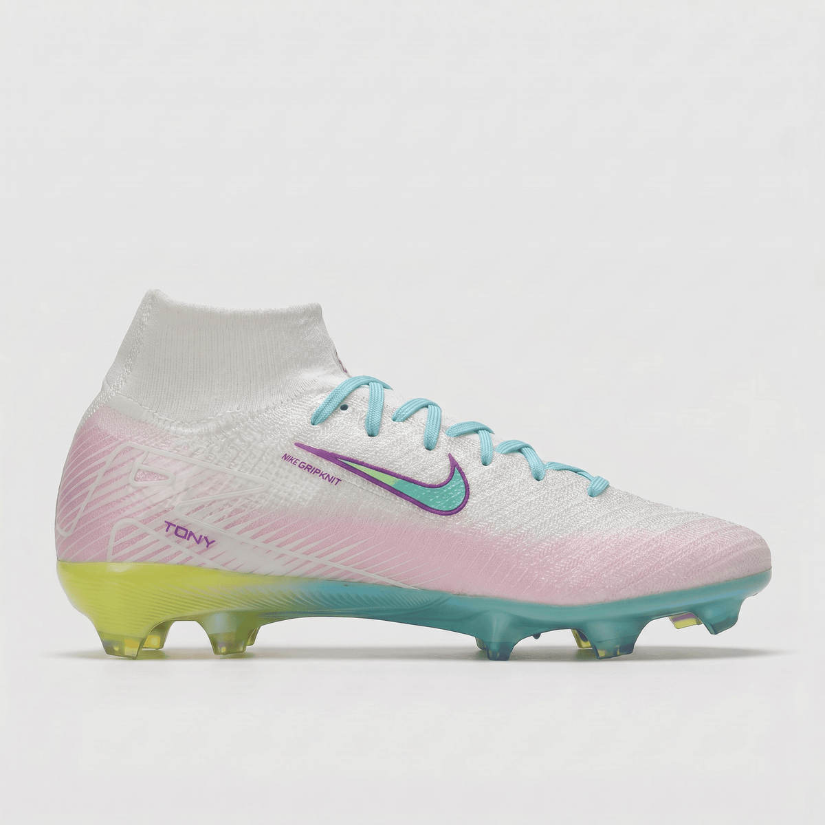Air Zoom Mercurial Superfly 10 FG White / Aqua / Purple