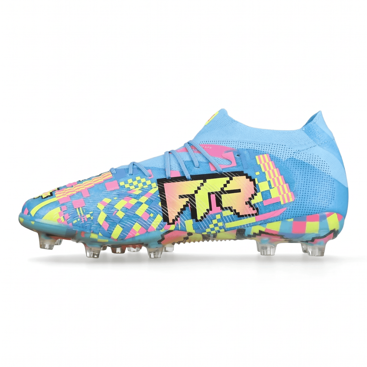 Future 9 Ultimate FG/AG Blue Glimmer / White / Pink Glimmer / Yellow Alert